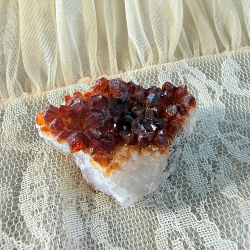 Raw Citrine Specimen Crystal Cluster